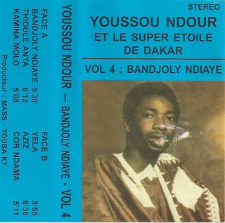 Youssou Ndour et le Super Etoile de Dakar "Vol 4 : Bandjoly Ndiaye"" (1982) V4cover